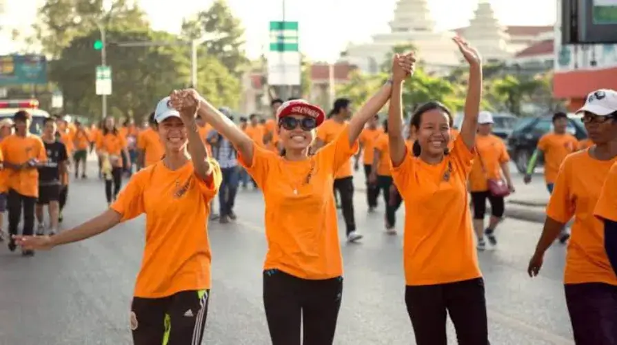 A group of women from diverse cultures walking outdoors, symbolizing global longevity and health trends as highlighted in the UN life expectancy report.