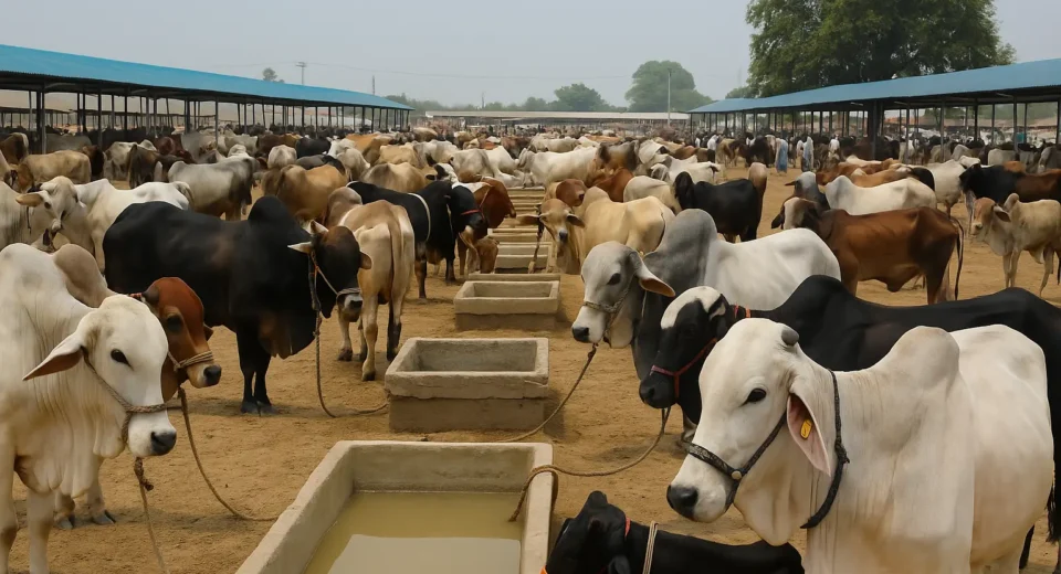 Pakistan’s largest model cattle market in Shahpur Kanjran, Lahore, featuring modern livestock care, digital payments, and clean facilities