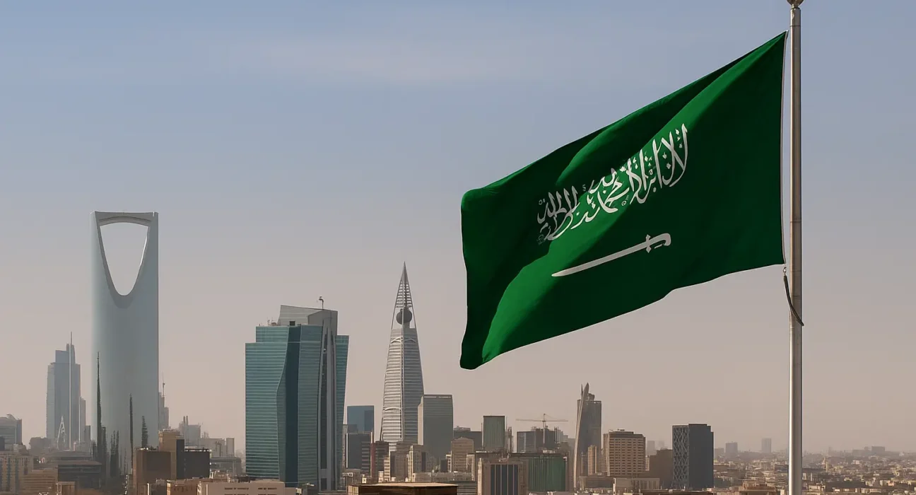 Saudi immigration checkpoint at Riyadh airport as new visa suspension affects workers from Pakistan, India, and 12 other countries