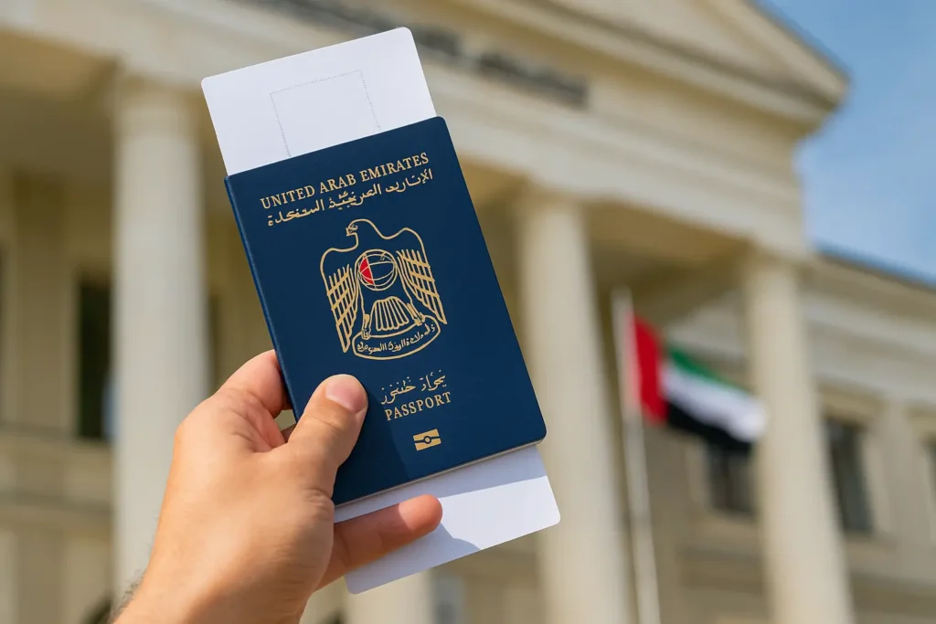 Biometric appointment process at UAE visa center in Pakistan